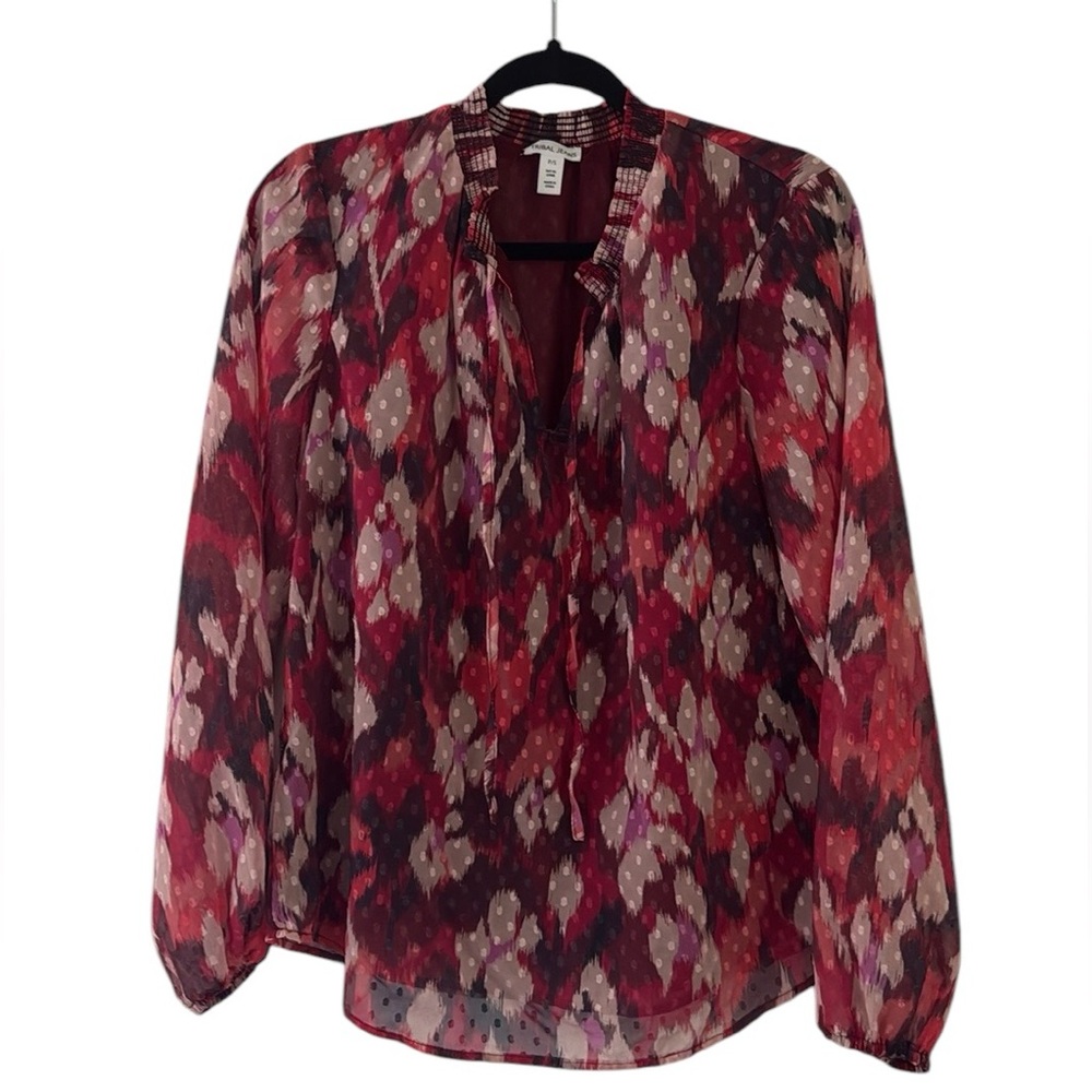 🌻 Tribal Jeans Long Sleeve Swiss Dot Blouse